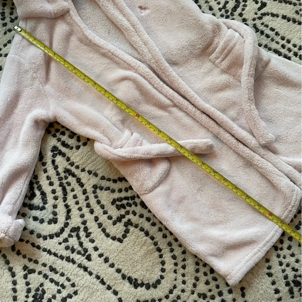 GAP Toddler Fuzzy Bathrobe, light pink, size 5 - Picture 2 of 5